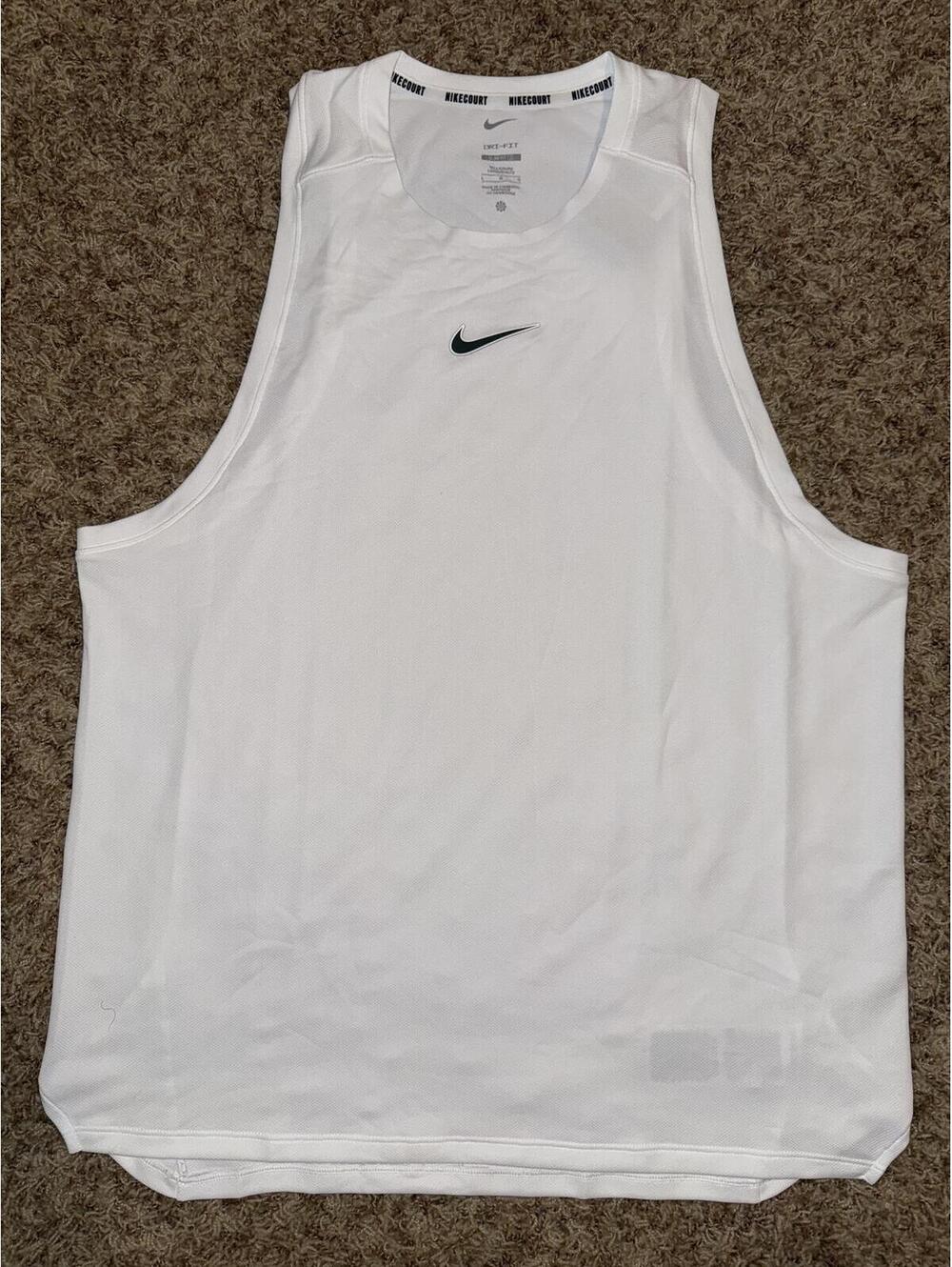 NikeCourt Men’s Dri-FIT Slam Tennis Pine Tank Top Shirt Sample Nick Kyrgios PE